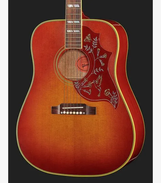 Gibson 1960 Hummingbird Fixed Bridge detail 4
