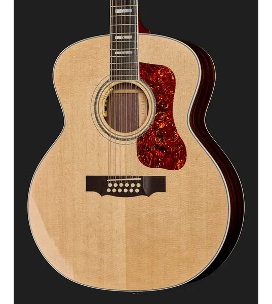 Guild F-512E Natural USA detail 4