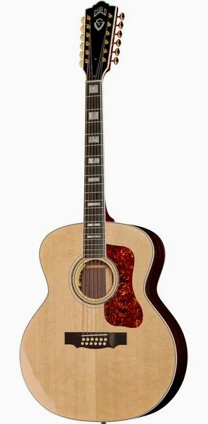 Guild F-512E Natural USA vooraanzicht